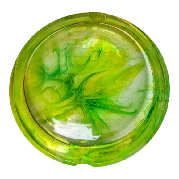 Epoxy Ashtray Custom Green - Picture 3 of 3